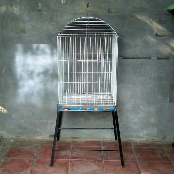 Kandang burung kotak pake kaki buat burung Beo jalak Bali Nuri dll