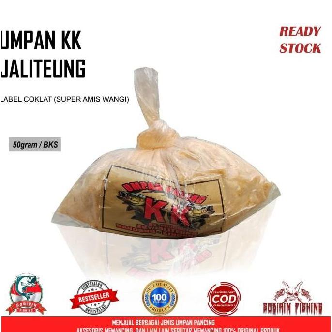 umpan kk coklat jaliteung bandung - umpan ikan mas siap pakai
