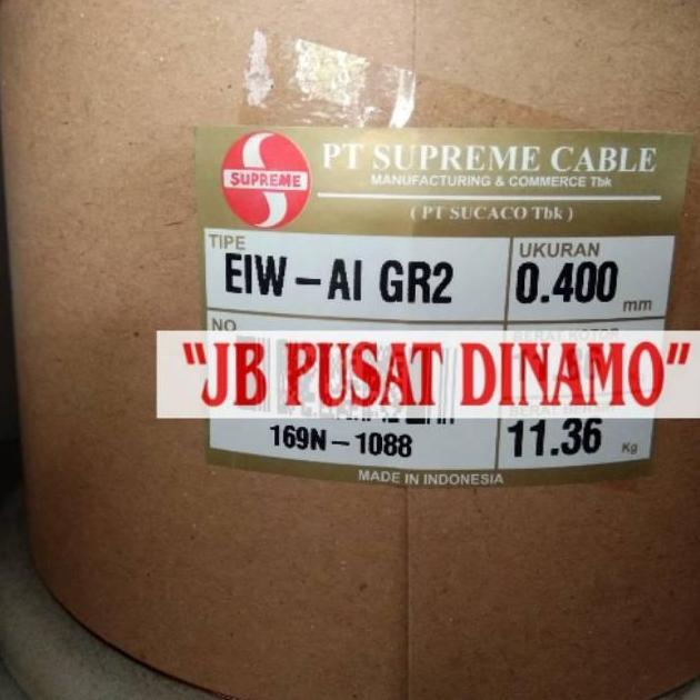 New- Kawat tembaga email 0.40 0,40 mm Supreme EIW AI gulung dinamo