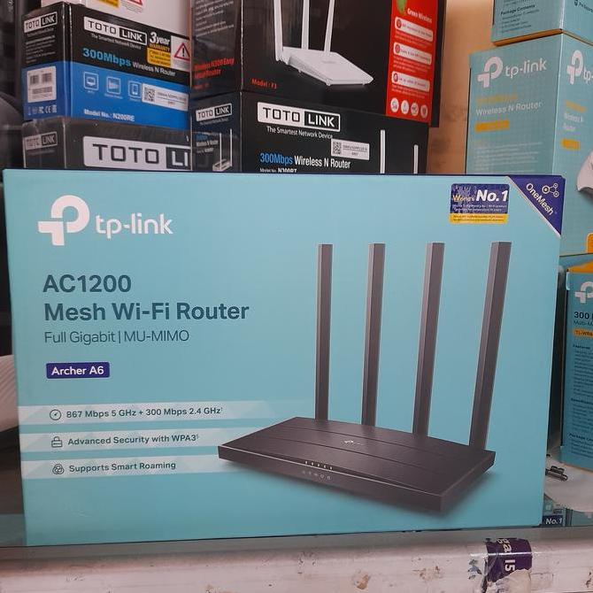 TP Link Archer A6 AC1200 wireless MU-MIMO Gigabit Router / tplink A6