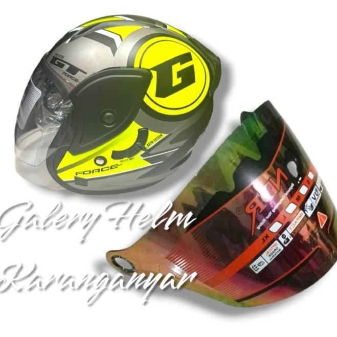 (NDR-4) Kaca Helm GHM REVO GT FORCE all Varian