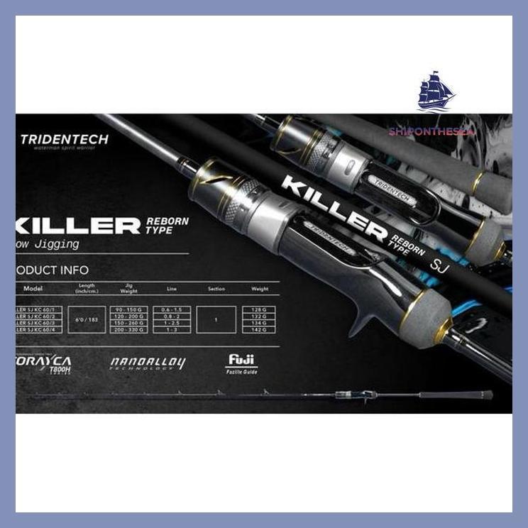 (PANCING) JORAN TRIDENTECH KILLER | REBORN TYPE | SLOW JIGGING | OVERHEAD SIAP KIRIM
