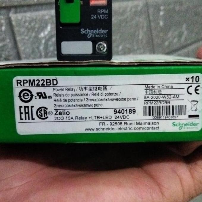 relay rpm22bd schneider 24vdc PREMIUM