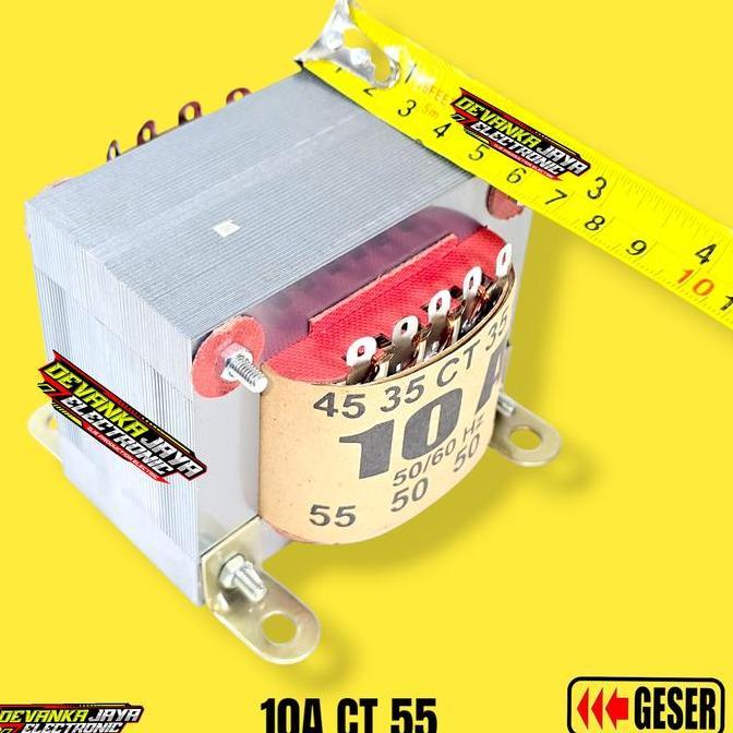 10A Ct 55V Trafo 10 Ampere Trafo 10A Ct 55V Tembaga Kualitas Terbaik Harga Termurah