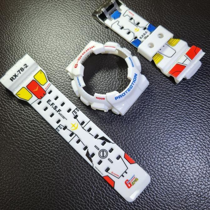 Bnb Bezel Strap G-Shock Ga-100 Ga-110 Ga-120 Gd-100 Gd-120 Gundam 3 Watch Kualitas Terbaik Harga Ter