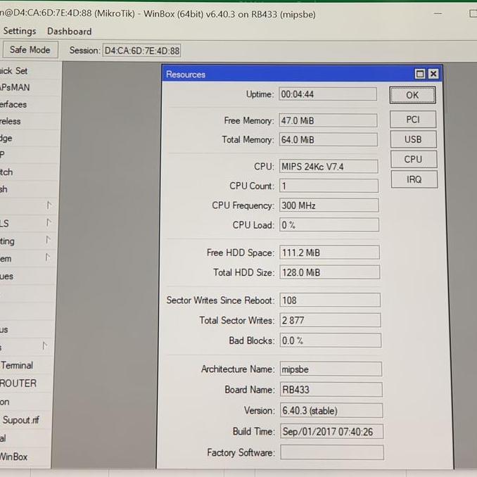 Mikrotik RB433 - Board - Bekas