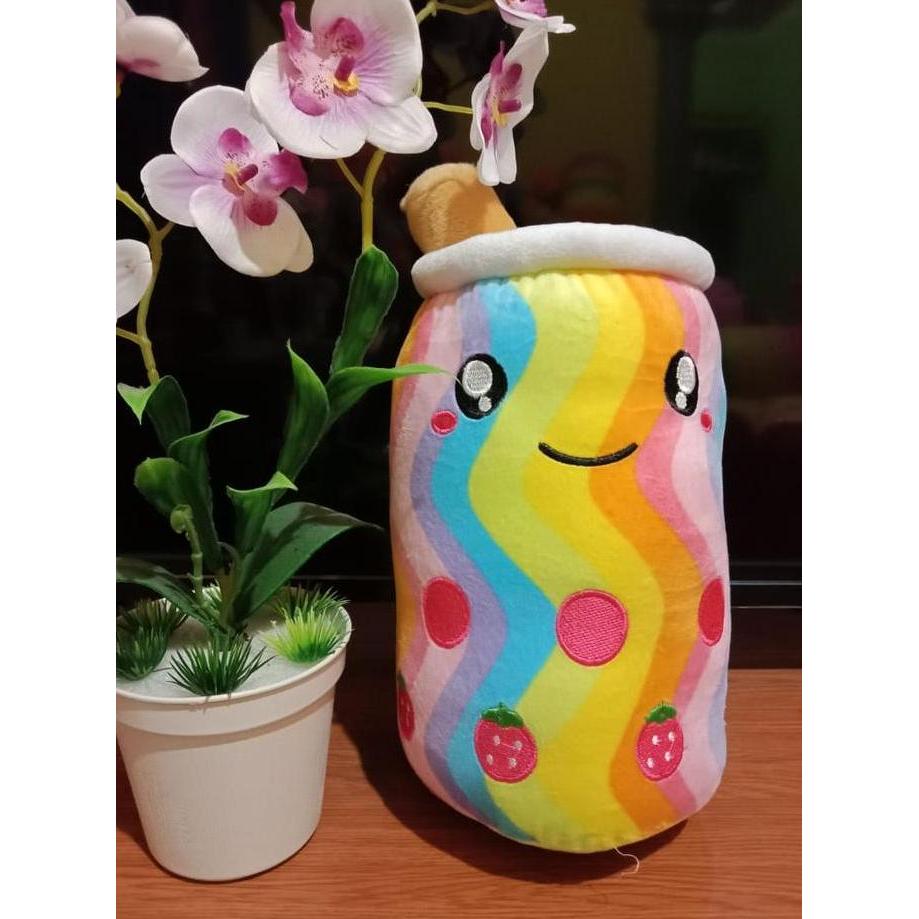 Ready Boneka Boba Pelangi Murah
