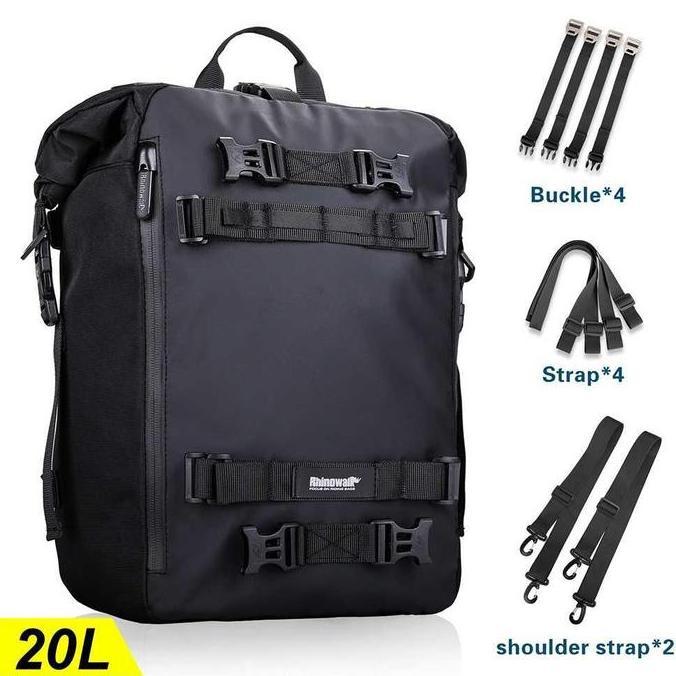 NEW TAS RANSEL MOTOR TOURING BACK SEAT TAIL STORAGE BAG - MT21620 ORI