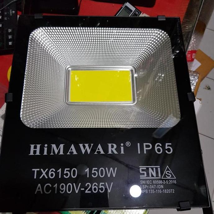 HIMAWARI Lampu Sorot LED 150W 150Watt IP65 Cahaya PUTIH SNI