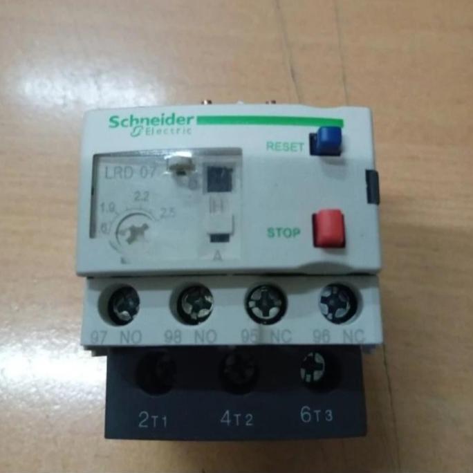 Relay Beban LRD 07 1.6A-2.5A buat contactor LC1D09 SCHNEIDER READY