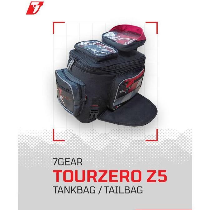 NEW TAS MOTOR TOURZERO TANKBAG MEDIUM SIZE COCOK UNTUK HARIAN/TOURING ORI