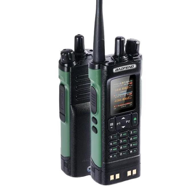 TERMURAH - HT DMR DM32UV 10 watt DMR ANALOG UHF VHF Dualband - HIJAU