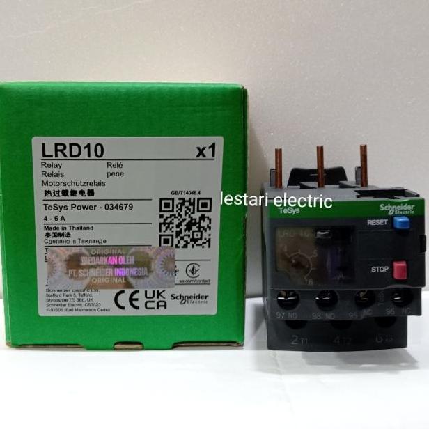 THERMAL OVERLOAD LRD10 LRD 10 SCHNEIDER HEMAT