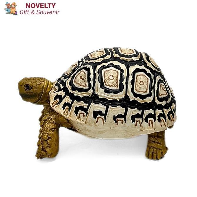 Pajangan kura-kura Pardalis tortoise souvenir Afrika