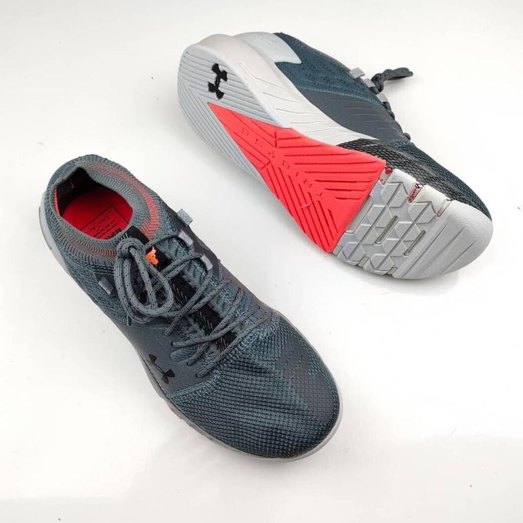 Murah Sepatu Pria Sport Under Armour Rock 2 Grey - Sepatu Lari Pria - Sepatu Lari Terlaris - Sepatu 