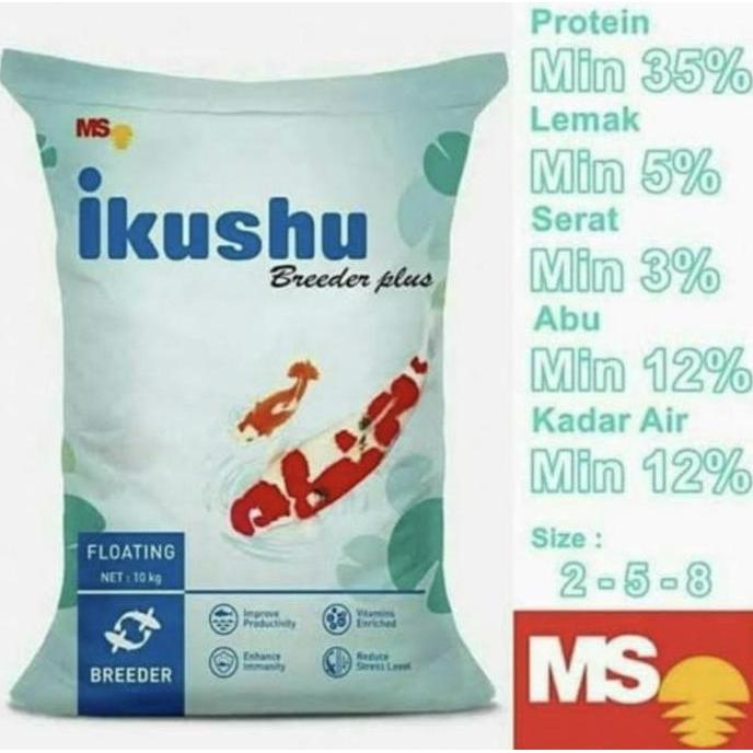 NEW Pakan Ikan koi IKUSHU Breeder