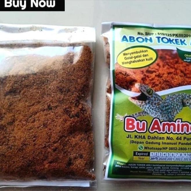 GS Abon Tokek ASLI! "Bu Aminah" 100 GR BEST SELLERSS