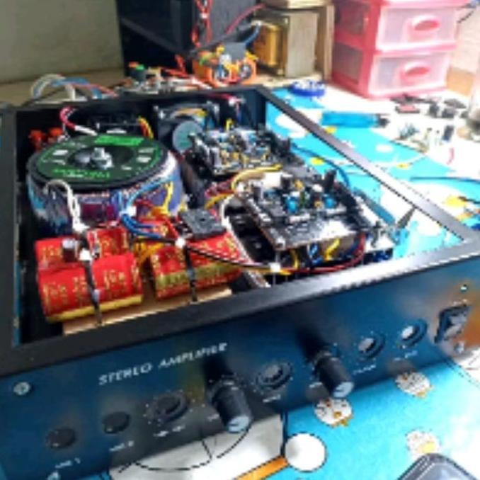 Terlaris Power Amplifier 10 Ampere Toroid Stereo