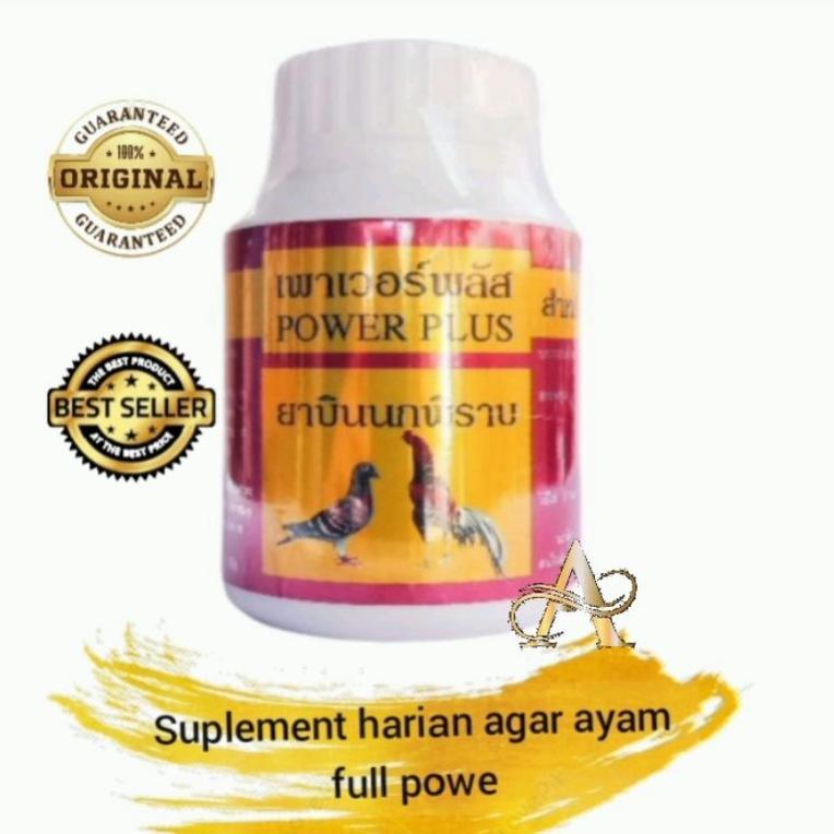 Power  Plus  Vitamin Stamina Ayam Tarung 100 Pills