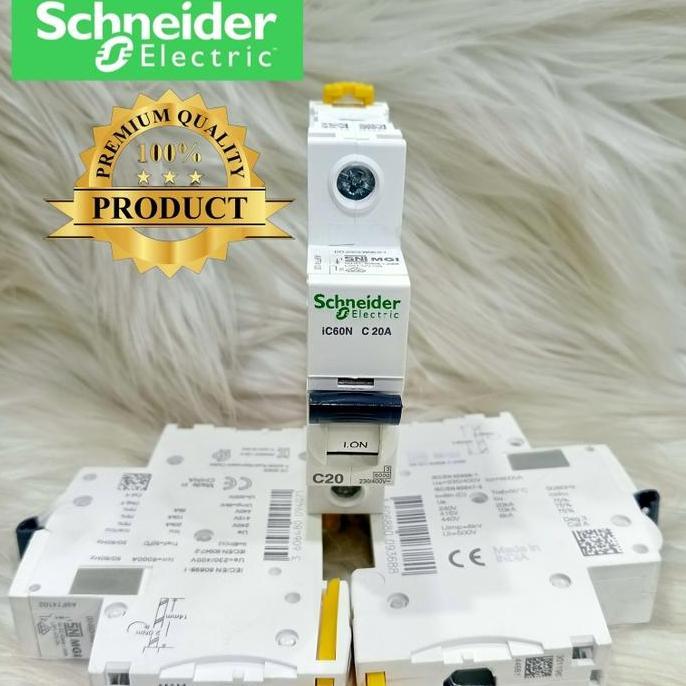 MCB Schneider 1phase Acti9 A9F74120 20a Original/mcb Schneider original mcb 20a mcb 1phase mcb Schne