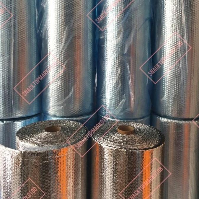 simanubike - plastik bubble aluminium foil 1.2m x 25m - peredam panas atap