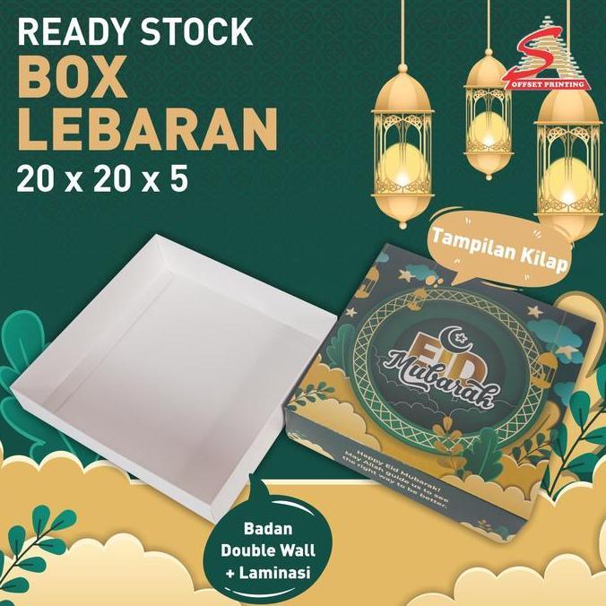 "'''] 20 x 20 x 5 Hampers Lebaran/Box Lebaran/Box Kue Kering/Dus Idul Fitri