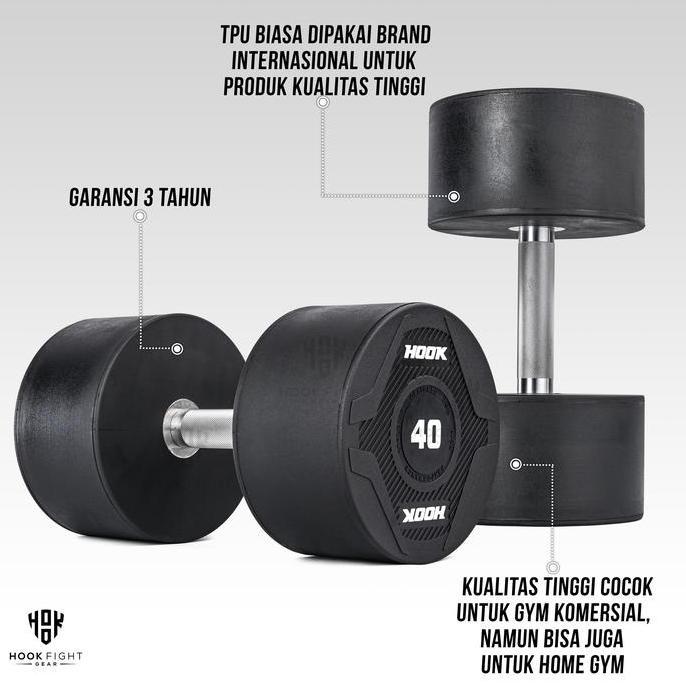 Promo Barbel Alat Fitnes Dumbbell Set Hook Home Gym Dumble Alat Gym Dumbbell Diskon