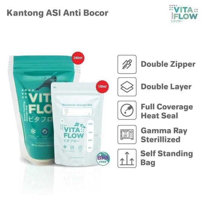 Promo Vita Flow Kantong Asi 100Ml  Cod