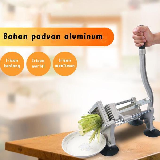 Pengiris Kentang Alat Potong Stik Kentang Buah Sayuran Potato Stick Manual Serbaguna