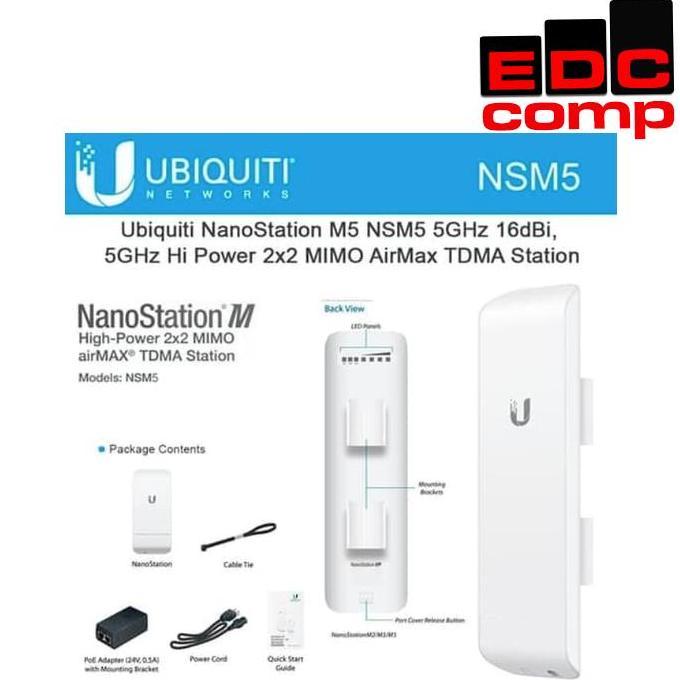 Ubiquiti Nanostation M5, NSM5, NS-M5, Nano Station M5