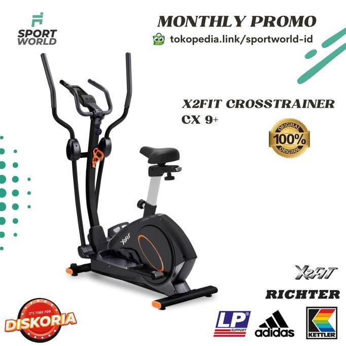 X2FIT BIKE ERGOCROSS (W/CHAIR) CX-9+/SEPEDA STATIS