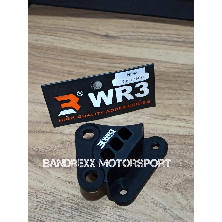 Promo Bracket-Breket Kaliper WR3 Brembo-KTC 4 Piston for Ninja 250 Fi 2018 Diskon