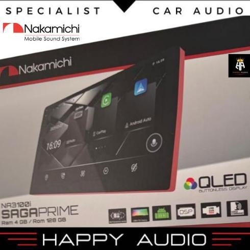 Murah Head Unit Android 9&10 Inch Nakamichi Saga Prime Series Ram 4Gb Rom 128Gb Qled Android Auto & 