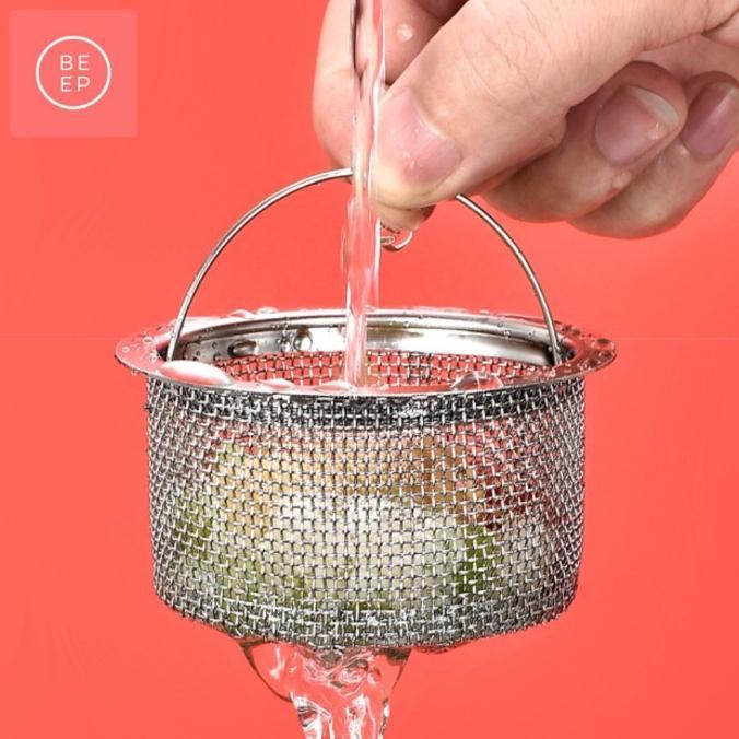 Bisa Cod Afur Saringan Wastafel Stainless 304 Lubang Jaring Kecil Cuci Piring ||