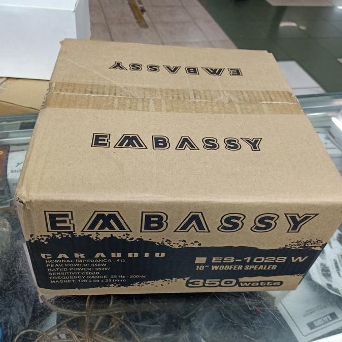 Sale Speaker Subwoofer Embassy 10 Inch Doubel Coil