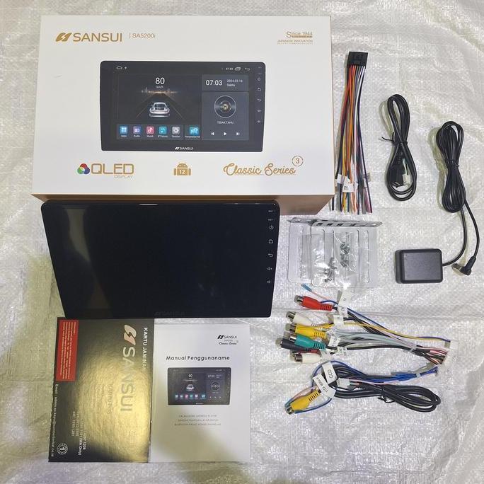 Grosir Head Unit Sansui Classic Gen 3 Ram 2/32 Sa 5200I Voice Command Qled
