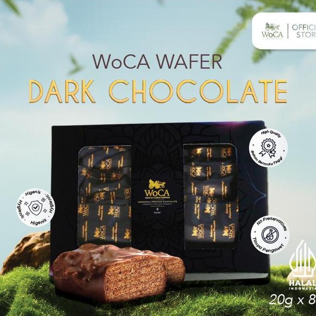 Woca Chocolate Dark Wafer 8 Pa