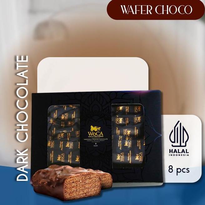 Woca Wafer Coklat Dark Chocolate