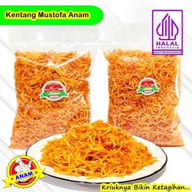 Kentang Mustofa Anam 1 Kg Kentang Goreng Kering Balado Pedas Manis Teri Kacang Sna Cemilan Makanan R