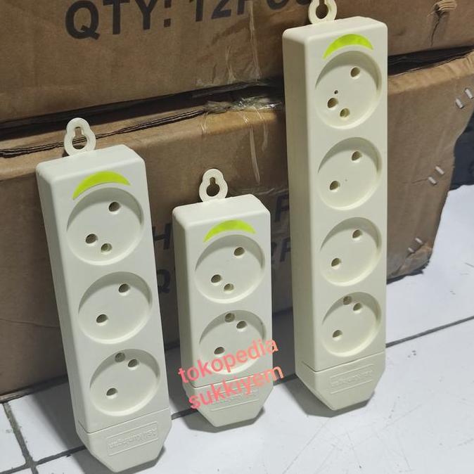 =+=+=+] Stop Kontak Pipih Lubang 2 / 3 / 4 Terminal Colokan Listrik Gepeng