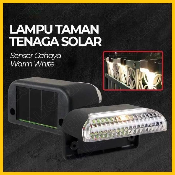 ] Lampu Taman Tangga mini Solar cell Tenaga Surya waterproof