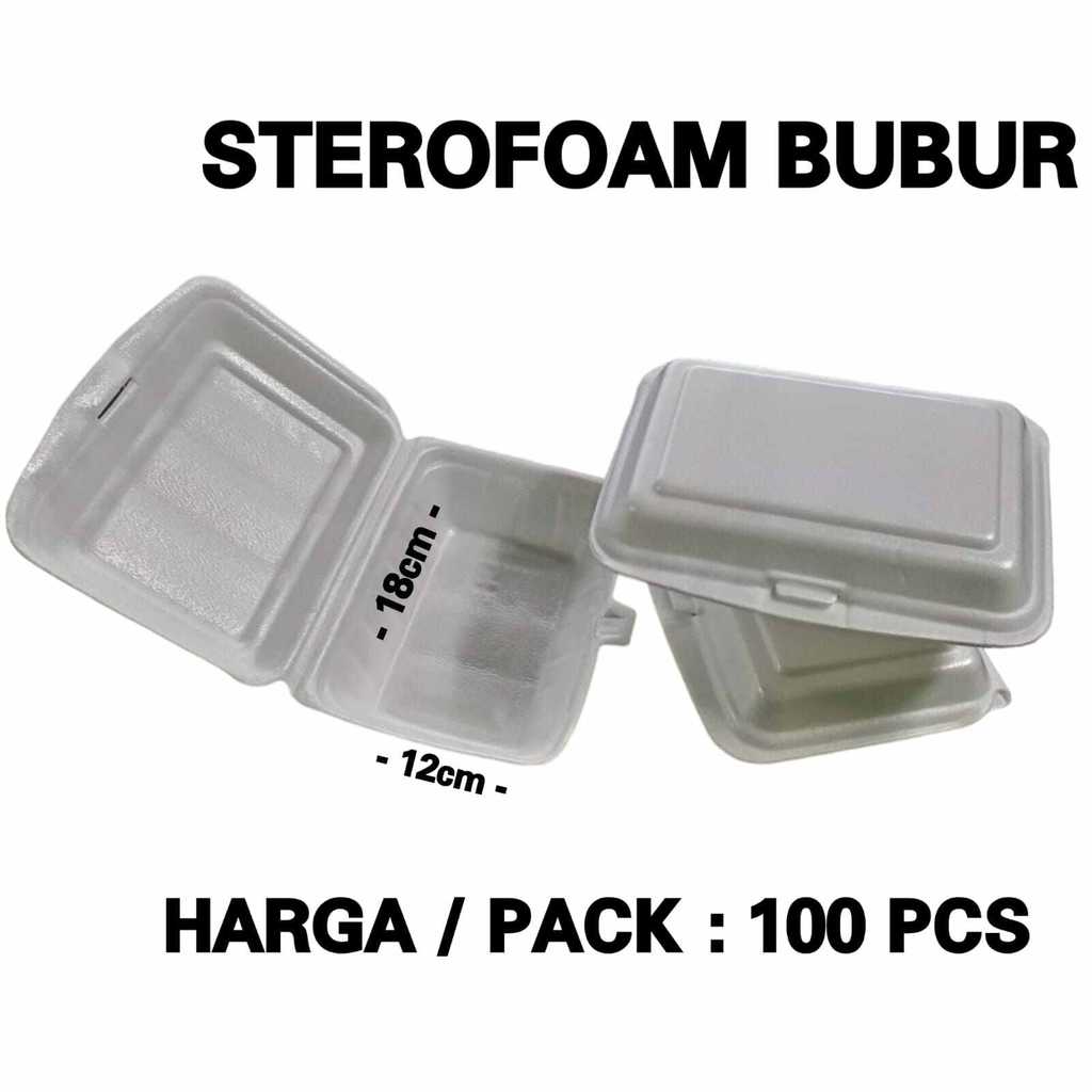 sterofoam bubur/styrofoam bubur  /box bubur