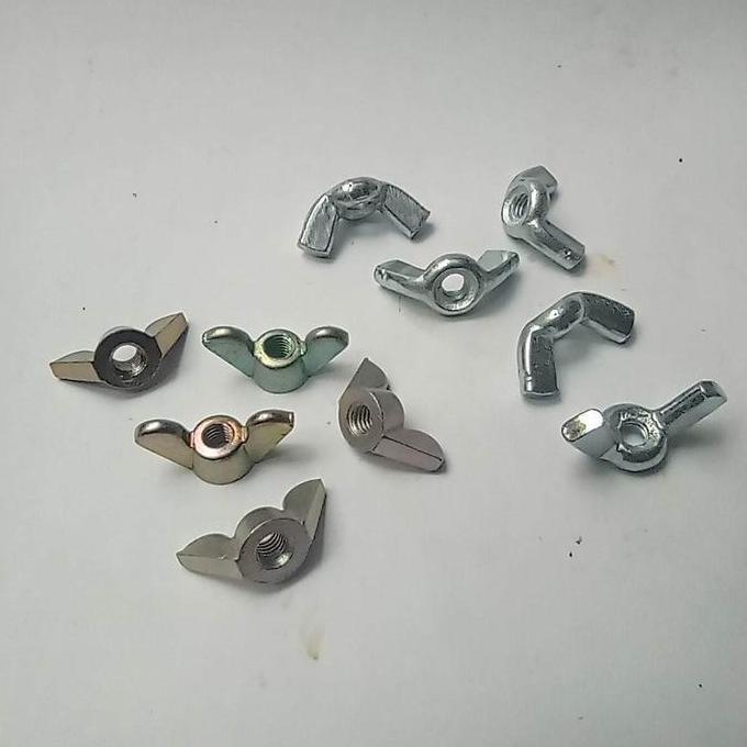 M4 Mur Kuping Wing Nut Kupu-kupu
