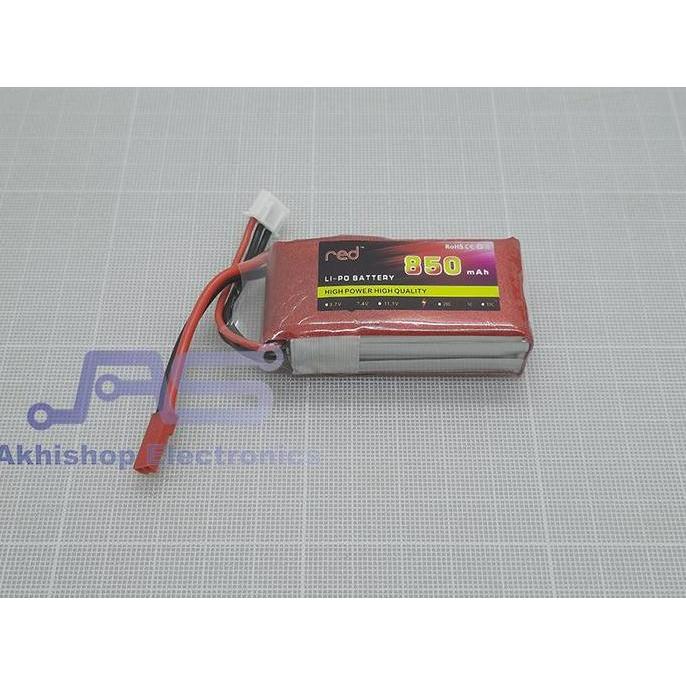 @#@#@#] Red Lipo Battrey 850mAh 2S 25C JST