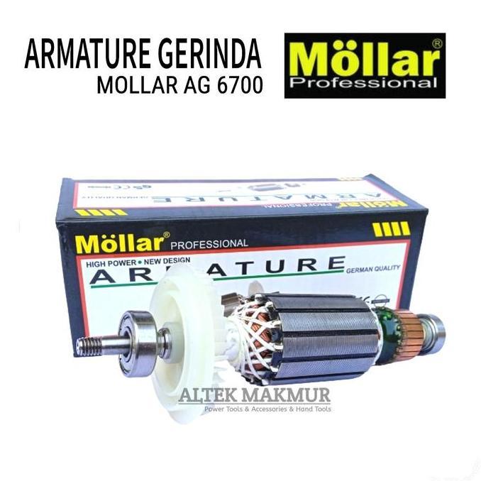 ((((()paling dicari] Armature Gerinda Mollar AG6700 / Angker Dinamo Rotor Gurinda AG 6700