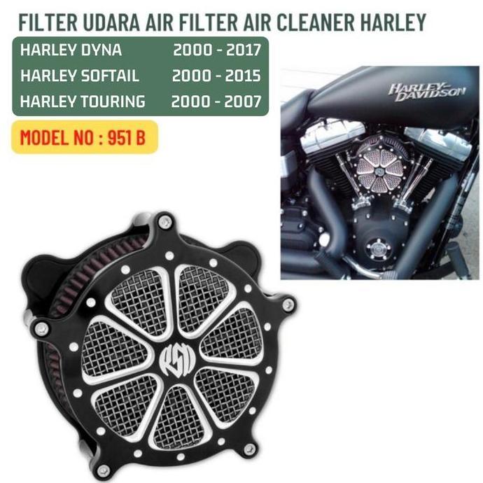 Proyekomah8 - Filter Udara Air Filter Cleaner Harley Dyna Softail Touring