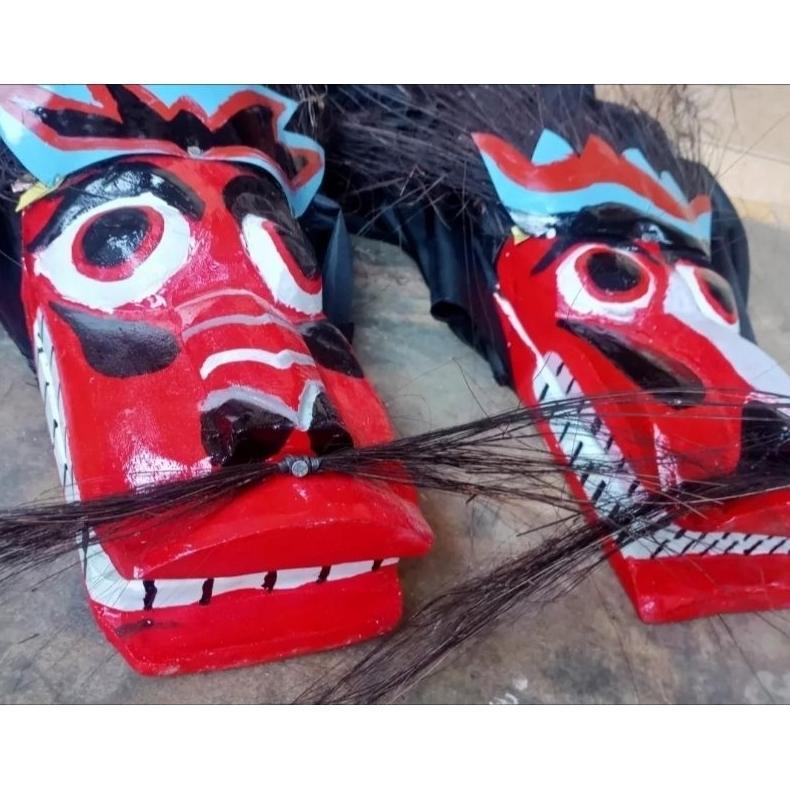 Barongan Ebeg Banyumas Ukuran Acak Kayu Alami Dskn11