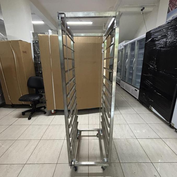 Terlaris Rak Food Tray 12 Tray Stainless Steel