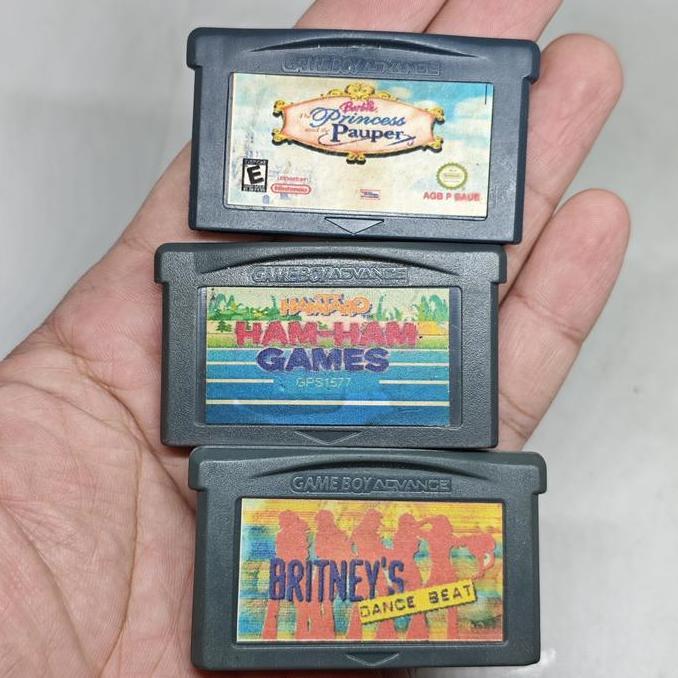 Kaset Cartridge Gameboy Game Boy Advance GBA Judul Satuan