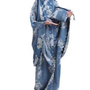 Mukena dewasa  Traveling Maxmara Flower Satin Silky 2 IN 1